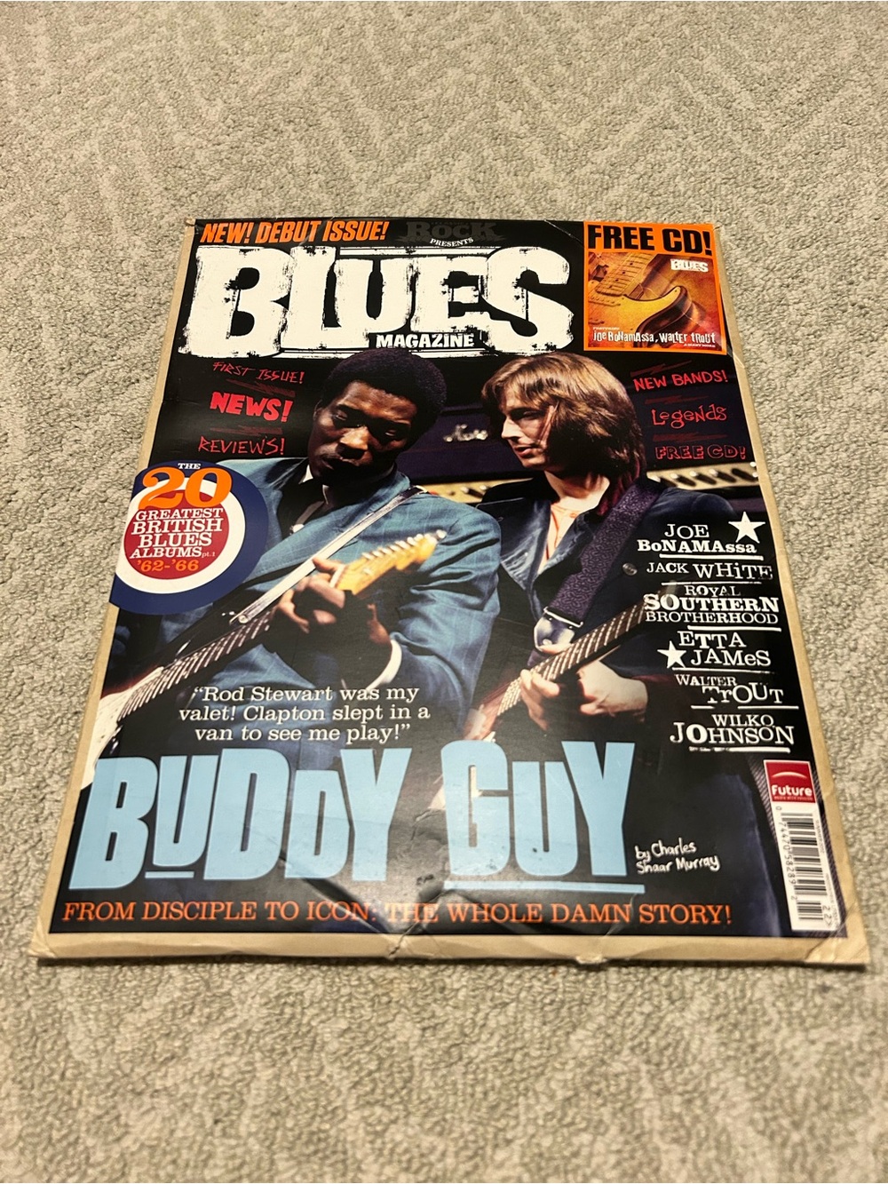 Blues Magazine Buddy Guy Debut Issue Free CD